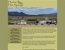 Tablet Screenshot of durfeehotsprings.com